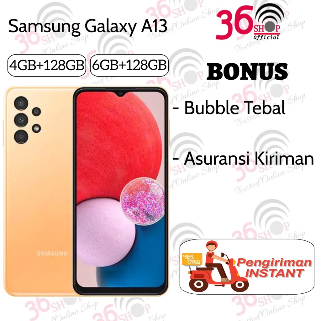 Samsung Galaxy A13 4GB+128GB - 6GB+128GB Garansi Samsung Sein 1 Tahun