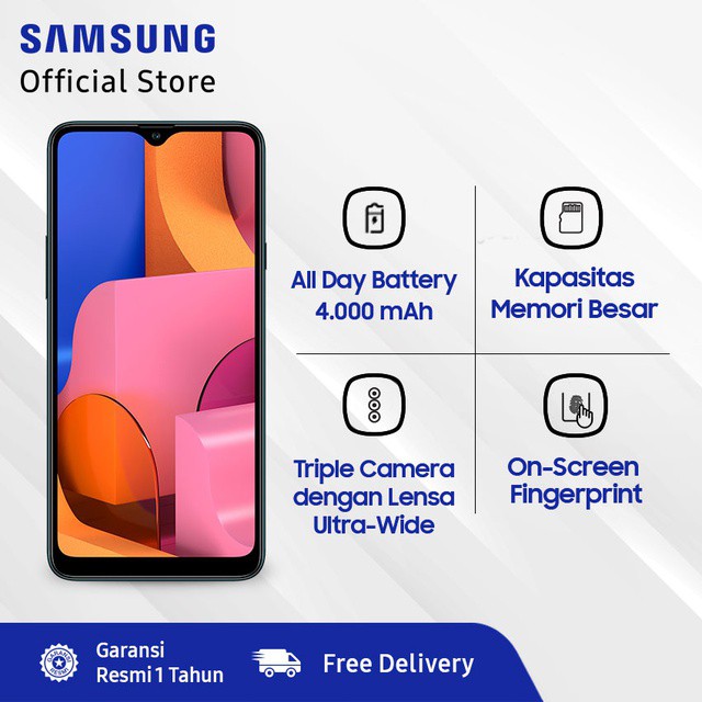 Samsung Galaxy A20s 4GB / 64GB  - Black