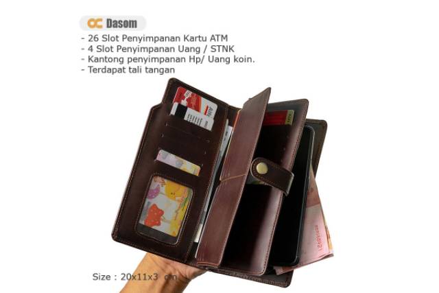 DOMPET KULIT PRIA TERBAIK MODEL UNISEX