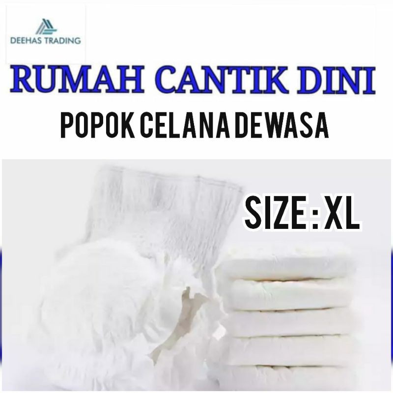 PAKET ISI 20 PCS POPOK CELANA DEWASA VARIAN XL