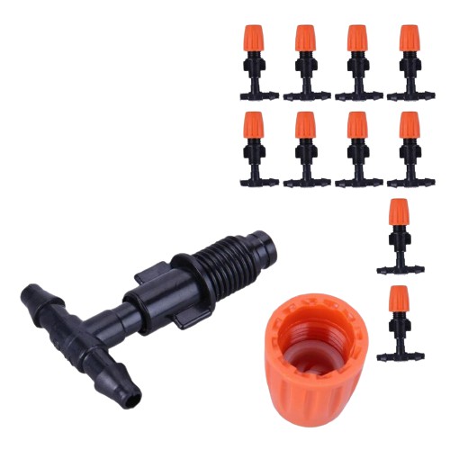 Nozzle Misting Dengan Adapter Tee Selang 7mm FEZONE