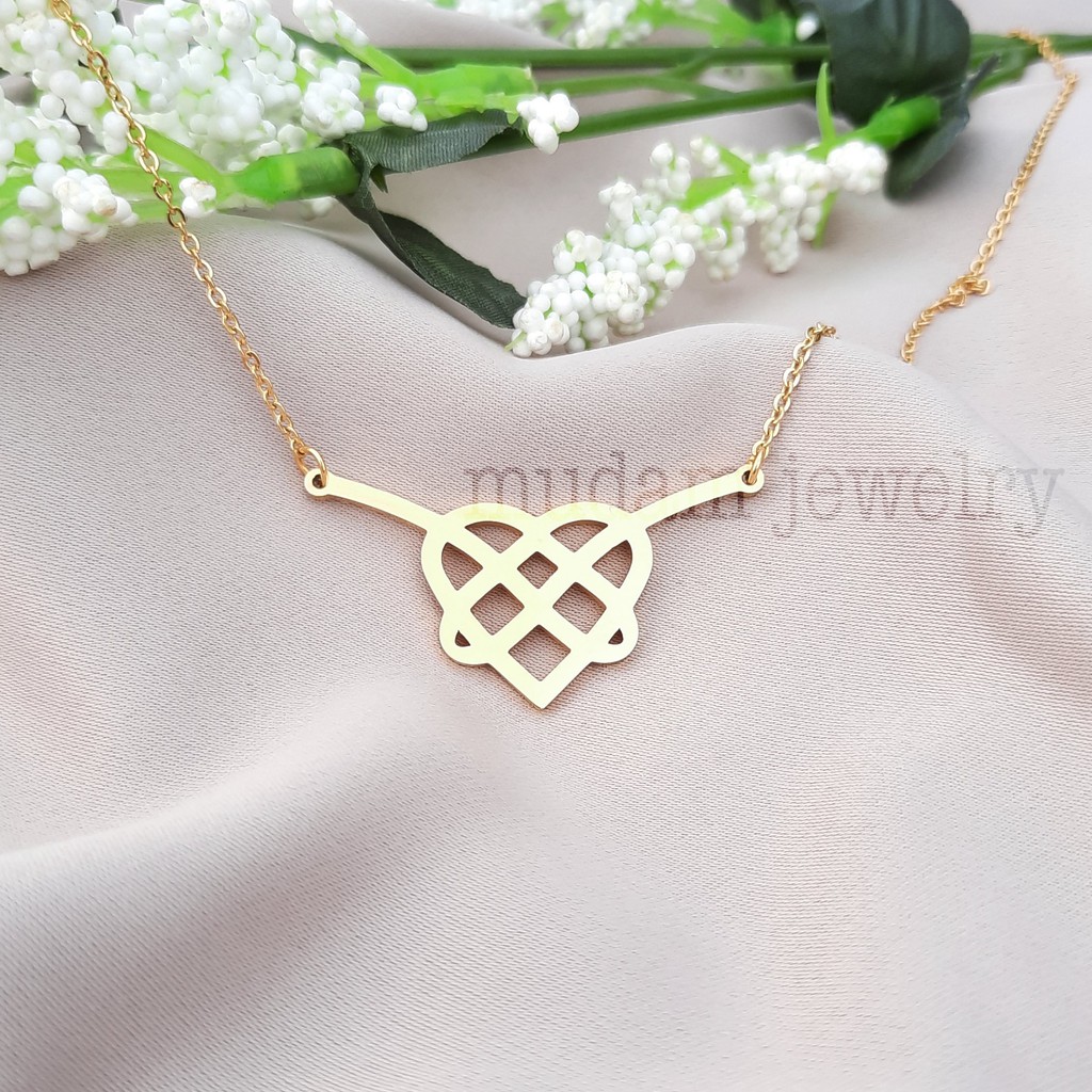 Kalung Titanium Ikatan Cinta/ASLI Kalung Viral/ Kalung Kekinian/ Kalung Andin