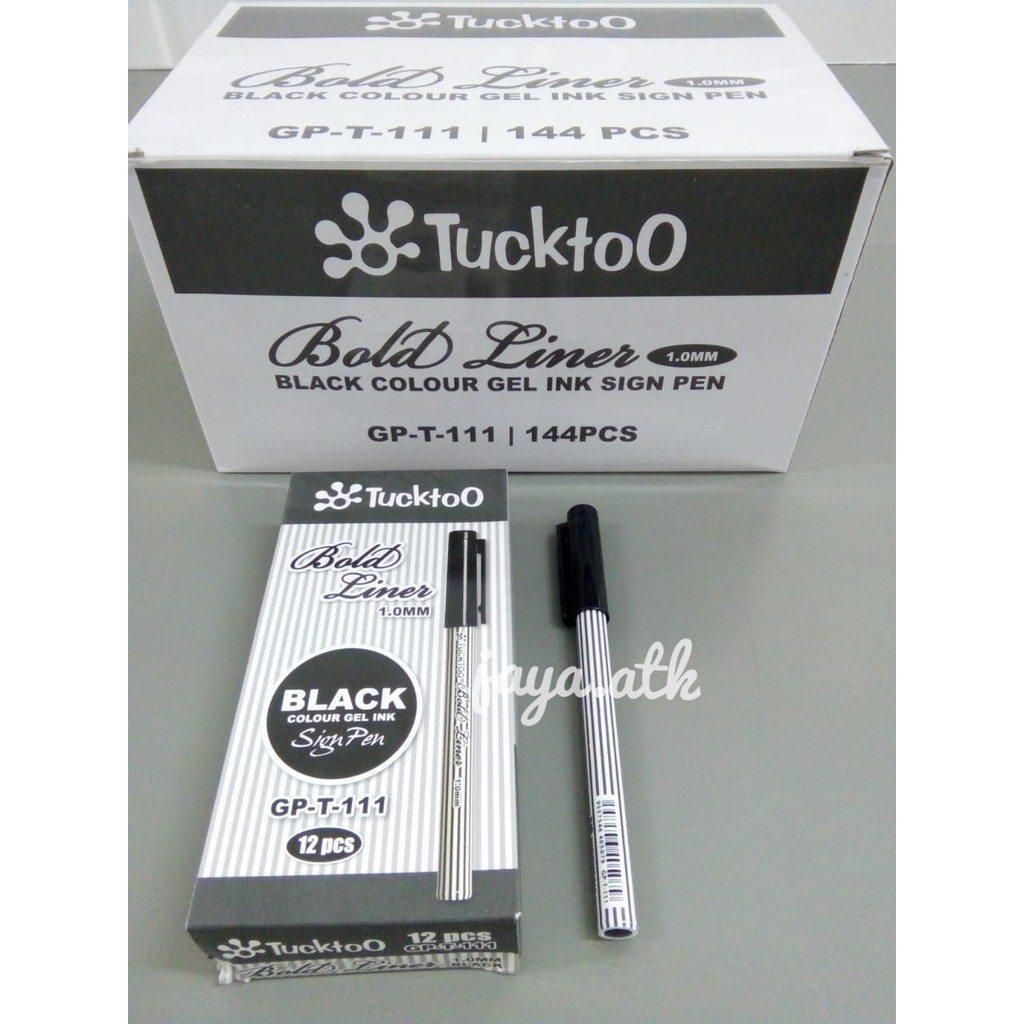 BALLPOINT TUCKTOO BOLD LINER GPT11112 1.0 HITAM