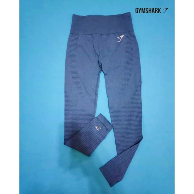 GYMSHARK ORIGINAL LEGGING SPORT WOMENS PURPLE BLUE