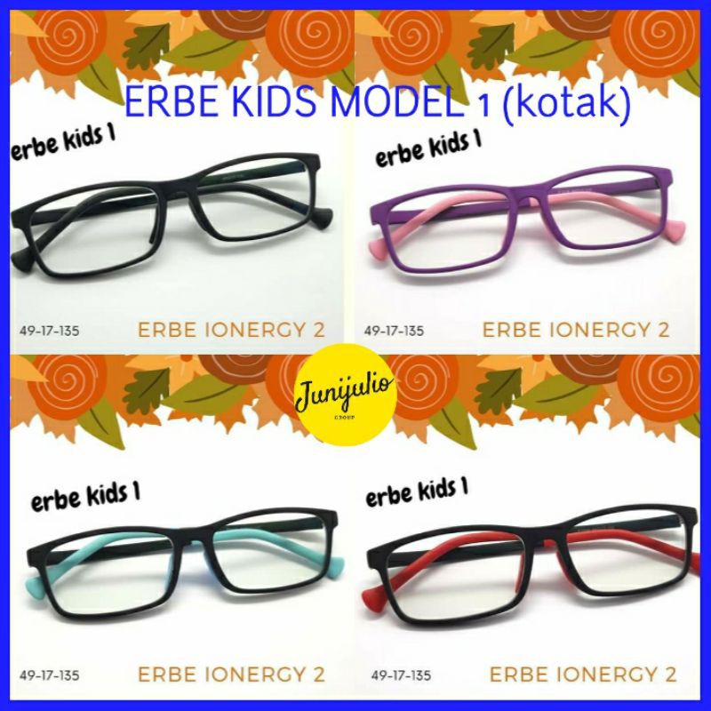 [SAYANG ANAK] Kacamata Ion Nano ERBE KIDS ionergy Premium Anti Radiasi Blue Ray