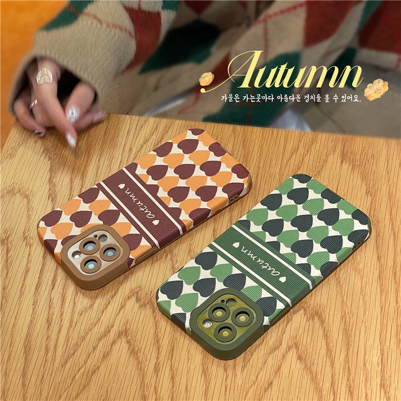 Two-color Love Pattern Soft Silicone Protective Cover Phone Case For IPhone 13 13pro 13promax 7 8 Plus X Xs Xr XsMax 11 11Pro 11promax 12 12Pro 12ProMax Soft Case Spsa