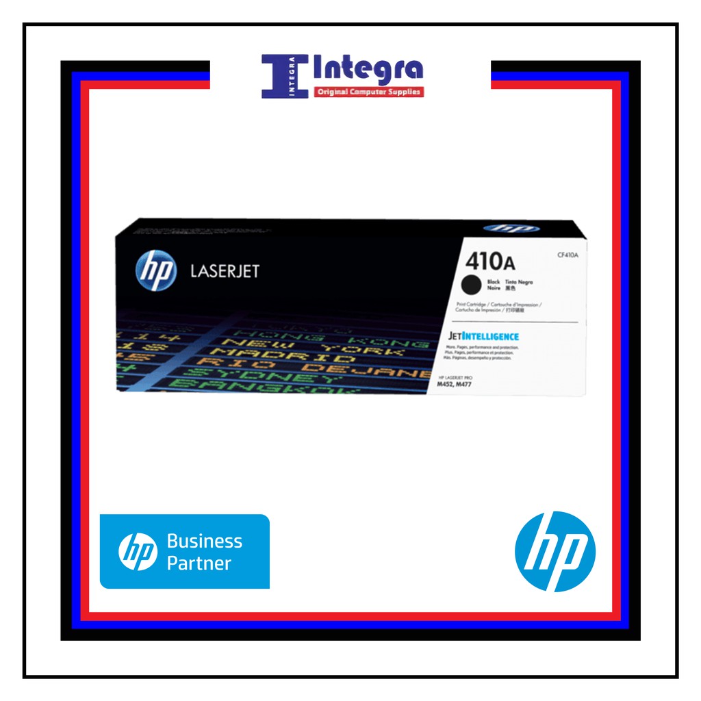 Toner HP 410A Black Original LaserJet Cartridge - CF410A