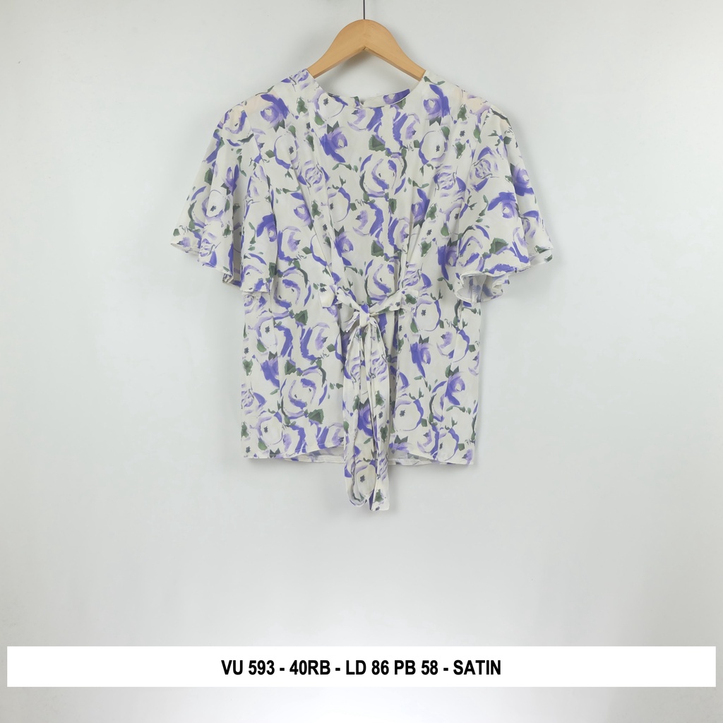 Thrift Blouse Vintage | Kode V3-VU 593