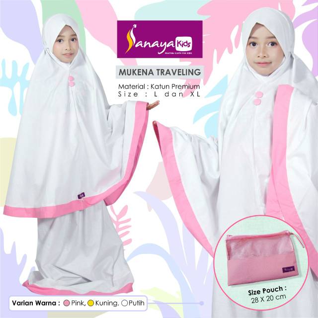 Mukena Travelling Sanaya Kids