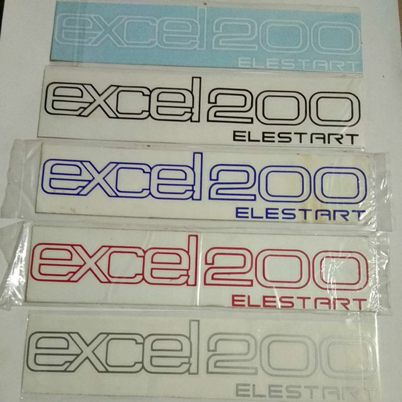 

STIKER EXCEL 200 ELESTART CUTTING