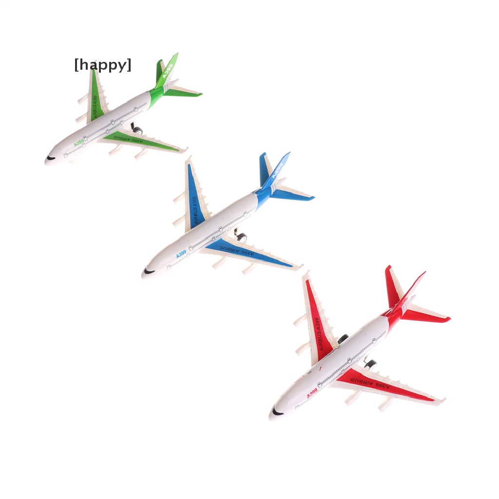 HA Plastic Air Bus Model Kids Children Pull Back Airliner Passenger Plane Model 0 0 0 0 0 ID