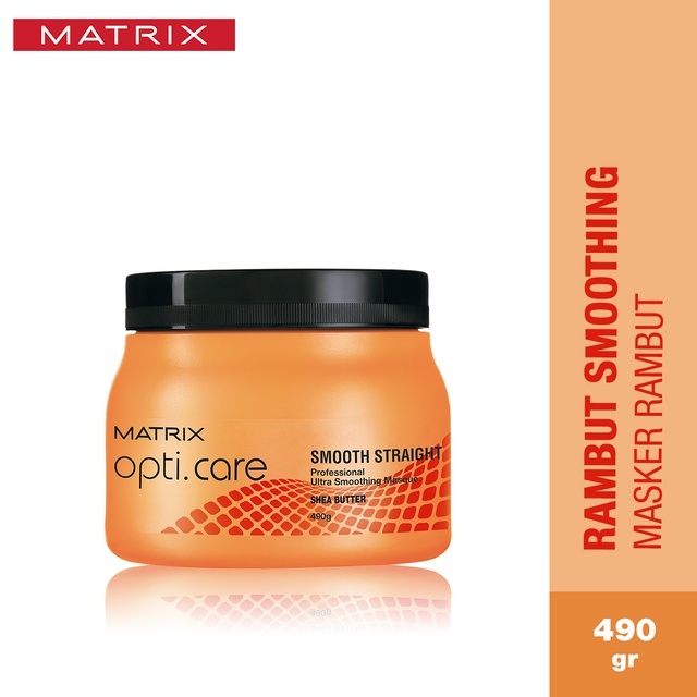 Jual MATRIX HAIR MASK OPTI CARE SMOOTH STRAIGHT 490 ML Shopee Indonesia