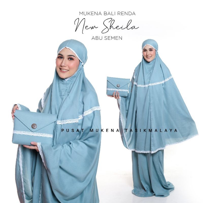 MUKENA COUPLE (IBU + ANAK) BALI RENDA SHEILA AMPLOP | GROSIR MUKENA KATUN RAYON SHARLA MURAH