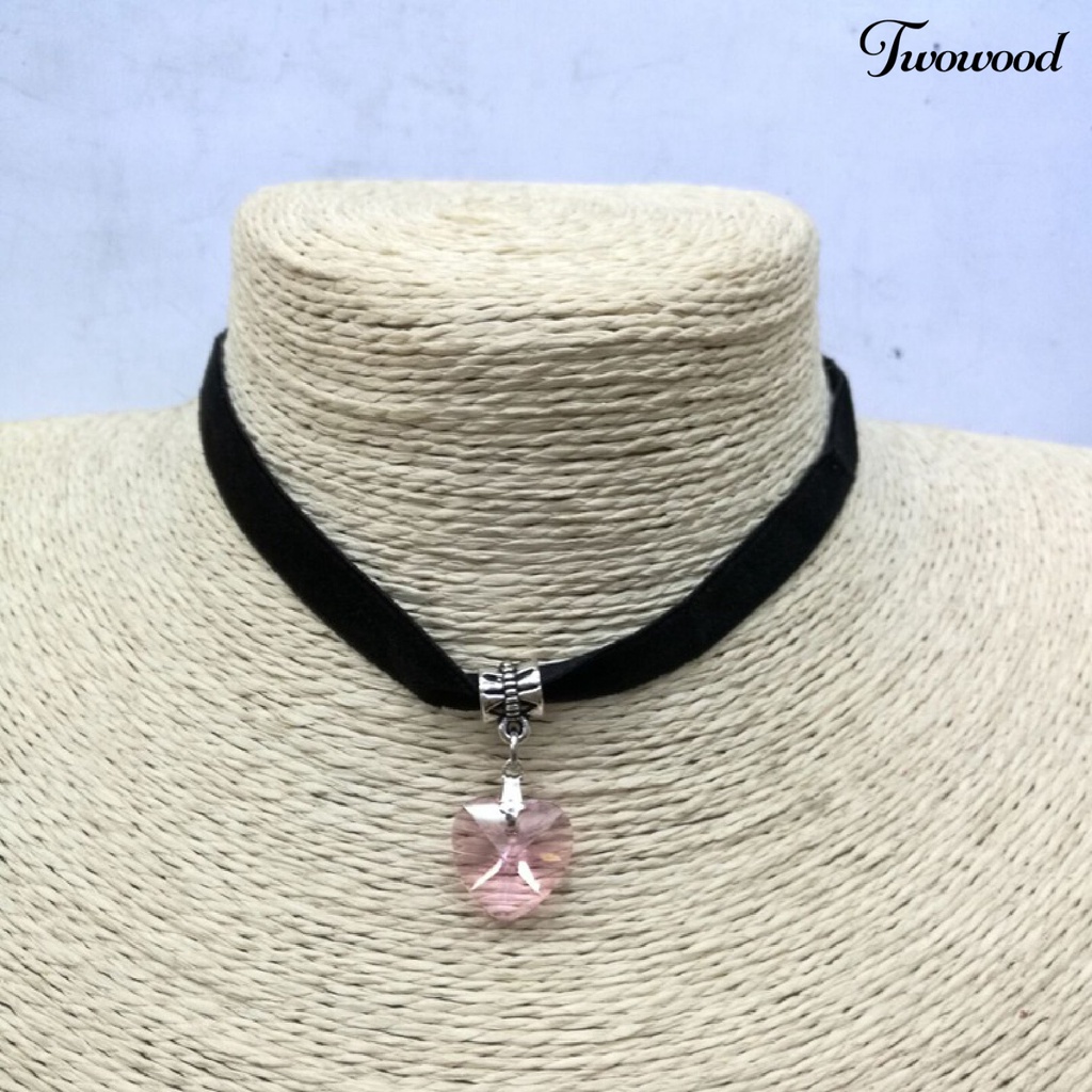 Kalung Choker Adjustable Bahan Kulit Imitasi Gaya Vintage Gothic Untuk Wanita