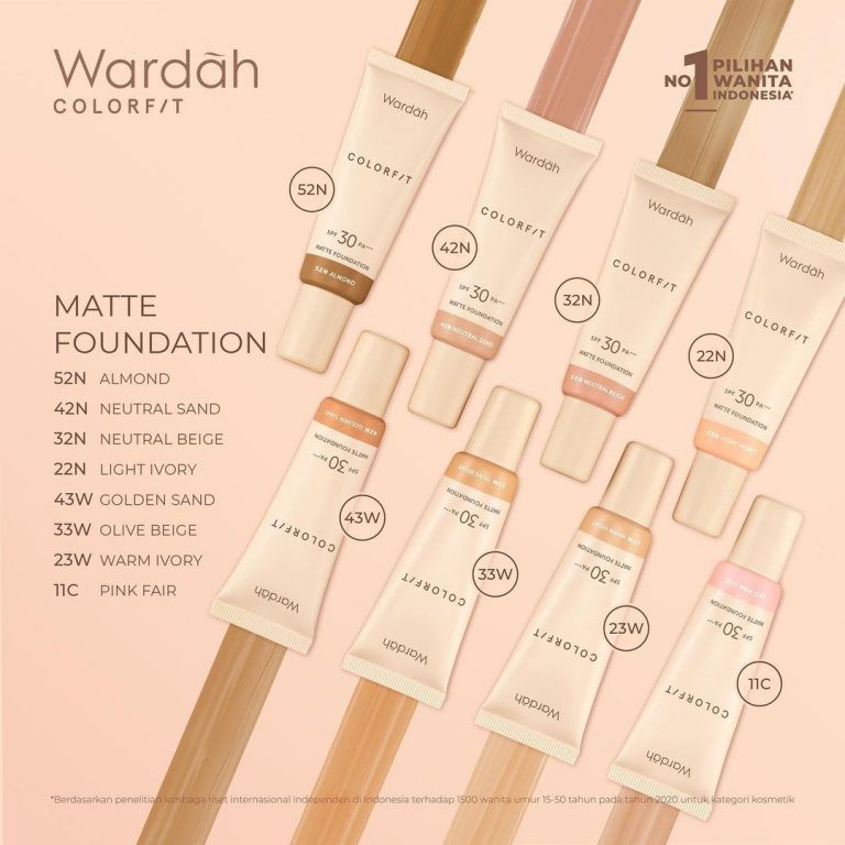 Wardah Colorfit Matte Foundation 25 ml | Shopee Indonesia
