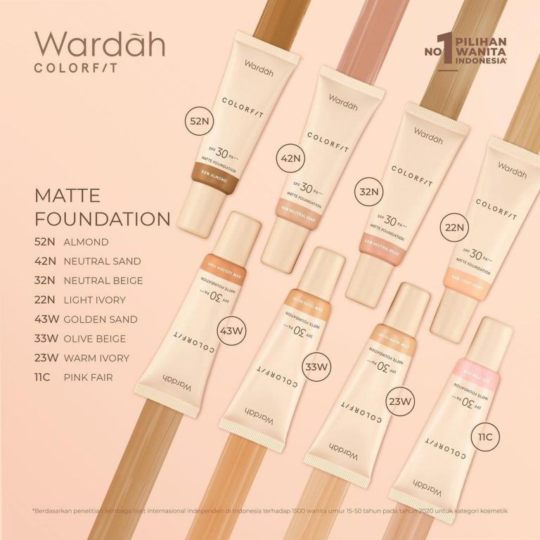 Jual Wardah Colorfit Matte Foundation 25 ml | Shopee Indonesia