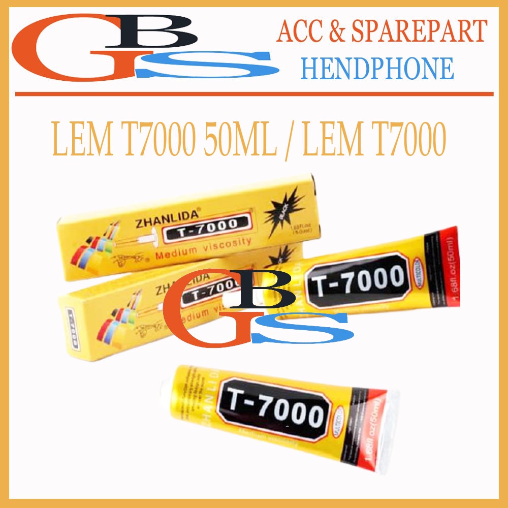 LEM LCD TOUCHSCREEN T7000 50ml  / Lem T7000 /  Lem t 7000 Hitam / Lem Touchscreen T-7000 50ml