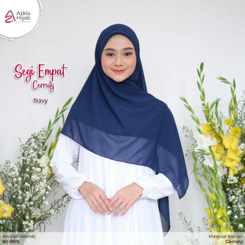 JILBAB SEGI EMPAT CERRUTY BY AZKIA HIJAB