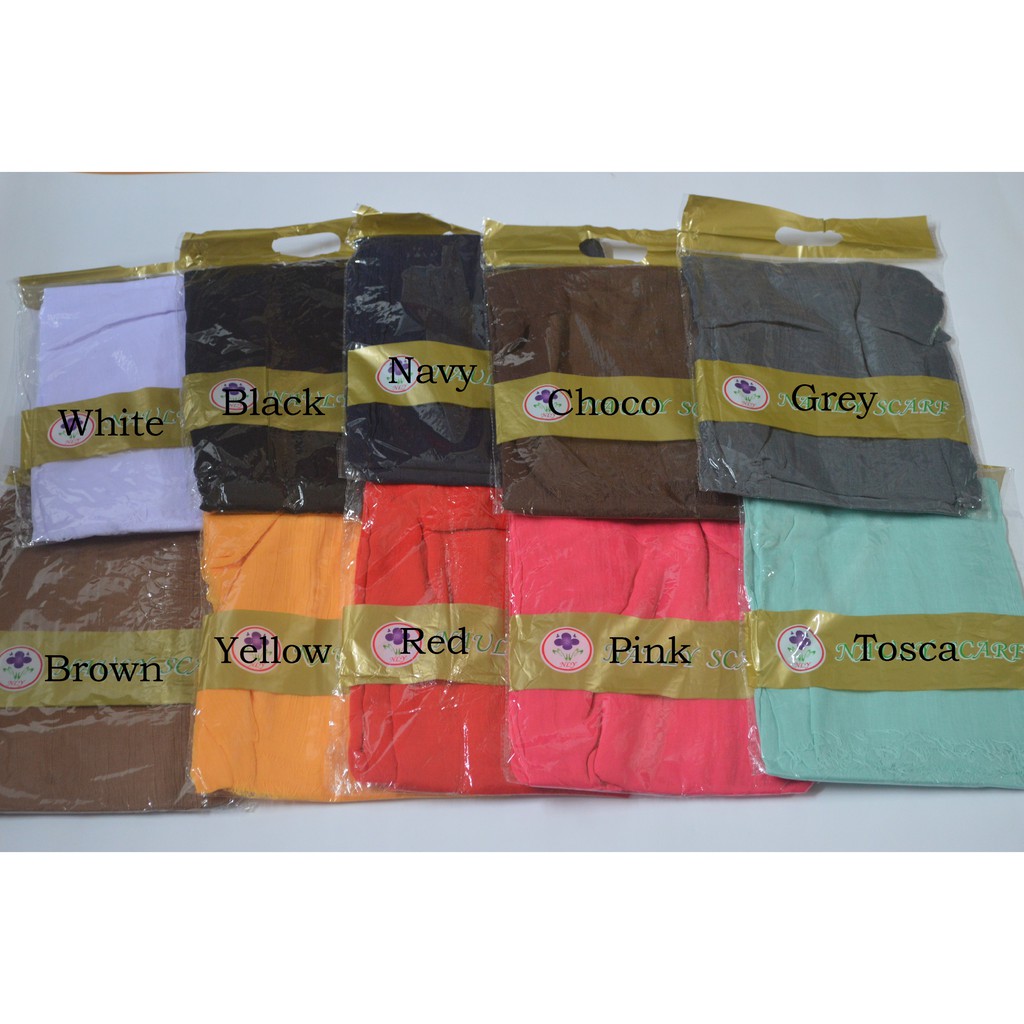 PASHMINA RAWIS KUSUT OMBRE / CRINKLE SCRAFT