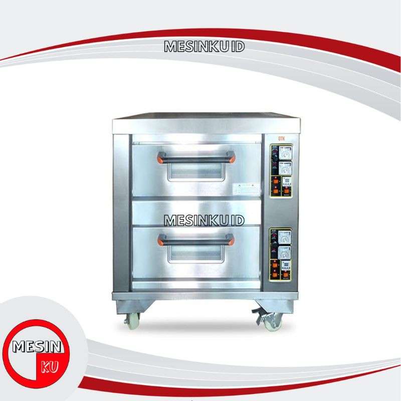Gas Oven 2 Deck 2 Tray Guataka Oven Roti Otomatis GTK