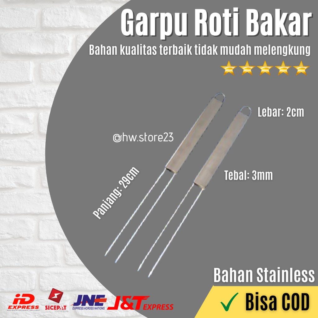 GARPU ROTI BAKAR / GARPU STAINLESS / GARPU DAGING / GARPU SERBAGUNA / GARPU ROTI