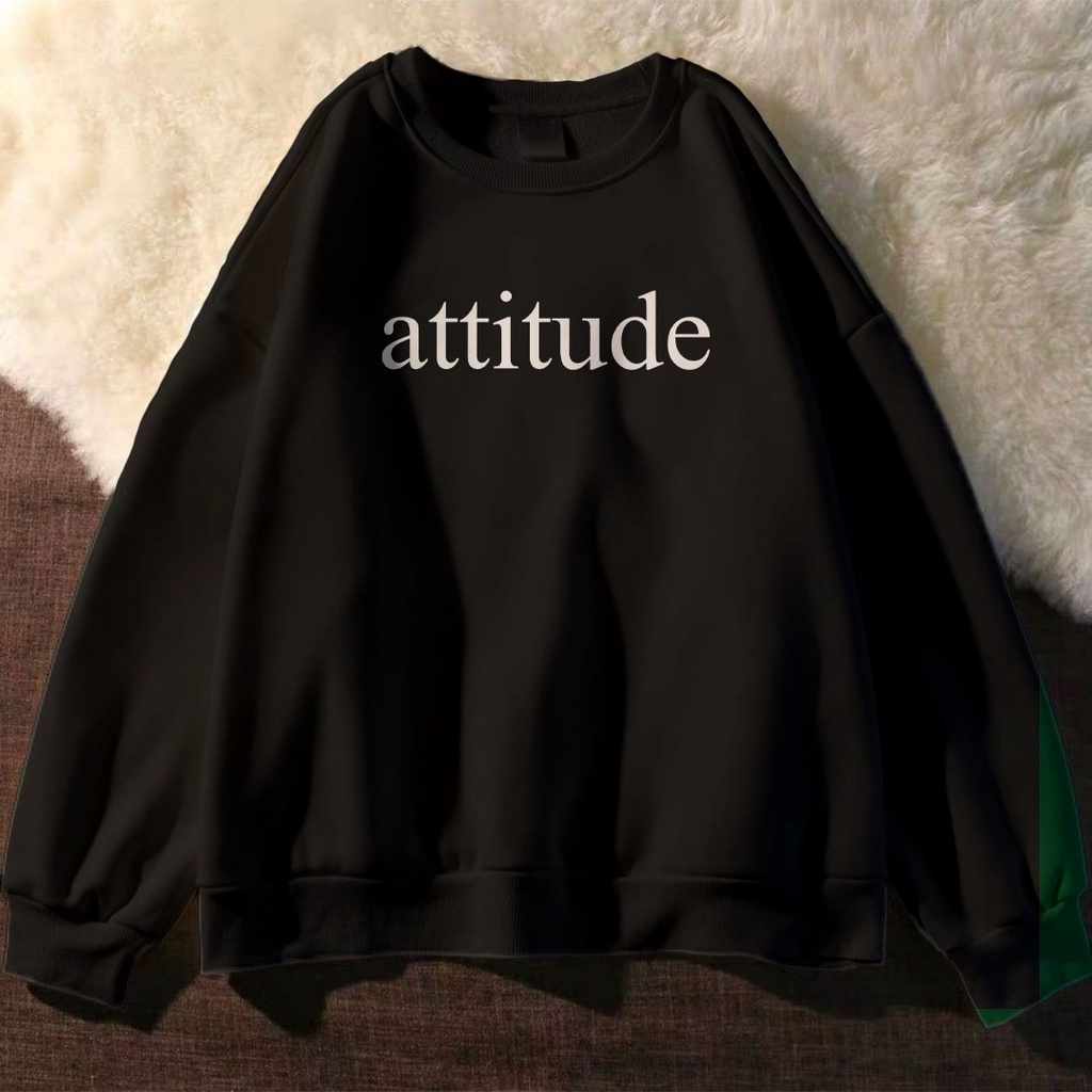 HOODIE SWEATER WANITA PRIA ATTITUDE / HOODIE SWEATER UNISEX