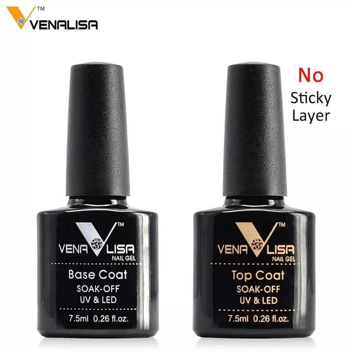 Kutek Gel Nail Polish Venalisa Base Coat &amp; Top Coat Nail Gel polish / UV GEL POLISH 12ML