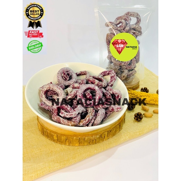 

[500 GR] KOLONG KOLONG UNGU PREMIUM GELANG GELANG UBI UNGU PREMIUM