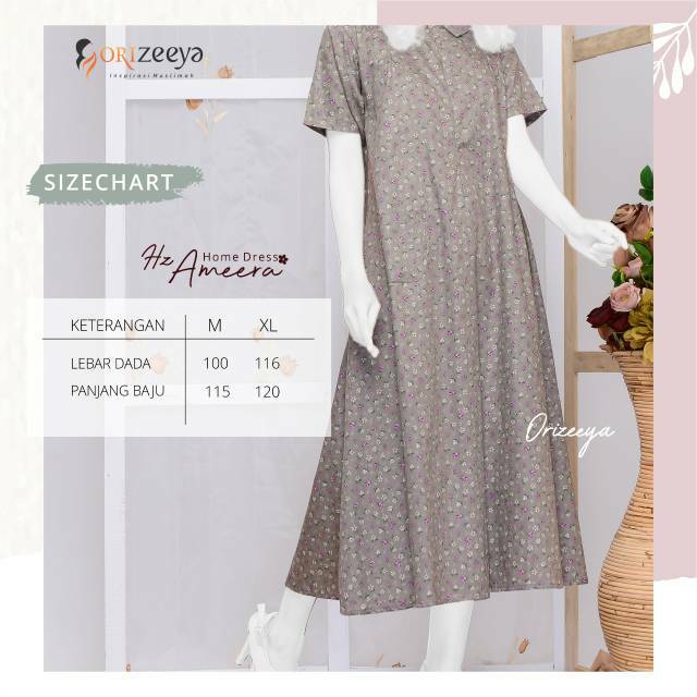 HOMEDRESS DASTER CANTIK AMEERA BY ORIZEEYA