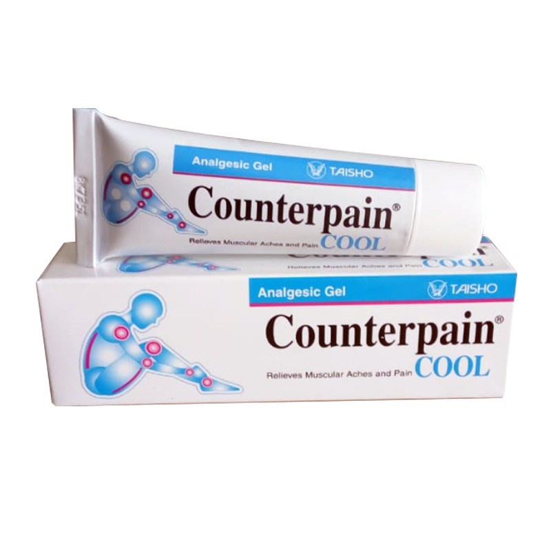 COUNTERPAIN COOL GEL 30 GR BIRU - CREAM COKLAT 15 GR - Krim Nyeri Otot Sendi Pegal Linu 5 GR Keseleo Counter Pain