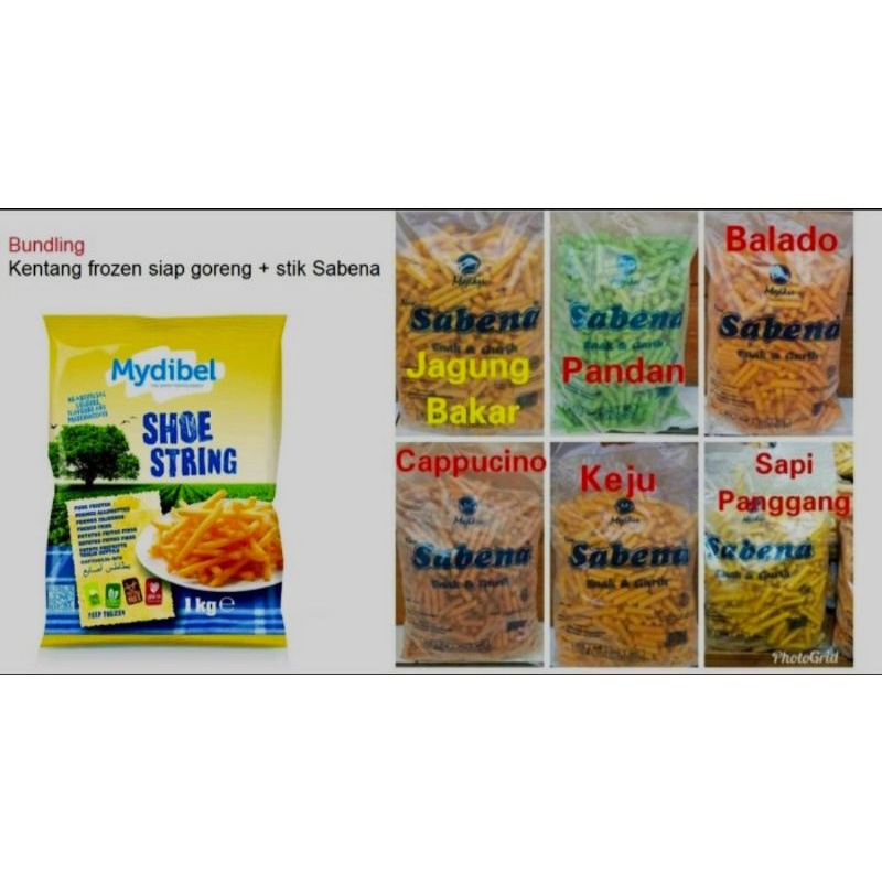 

Bundling Kentang mydibel + stik sabena