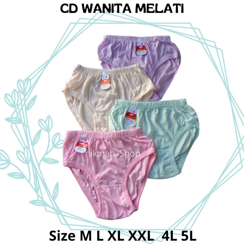 CELANA DALAM WANITA MELATI /Viena 5L