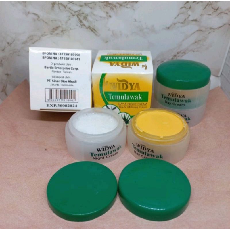 CREAM TEMULAWAK WIDYA SIANG MALAM ORI BPOM