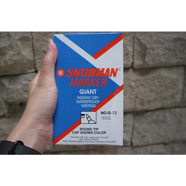 

™ spidol permanent snowman g-12 ☇