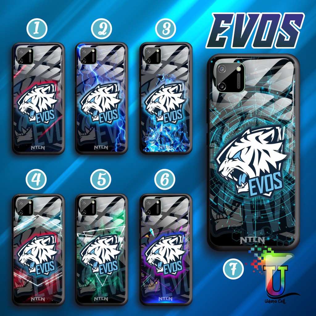 Softcase Back Case Glass Kaca EVOS Vivo Y1S Y11 Y12 Y15 Y17 Y12S Y19 Y20 Y30 Y53 Y55 UC4430