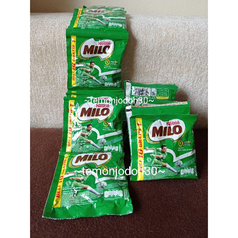 

Milo renceng 10x22gr ( 1 renceng isi 11 sachet ) / Milo ActiveGO 1 renceng (isi 11 sachet)