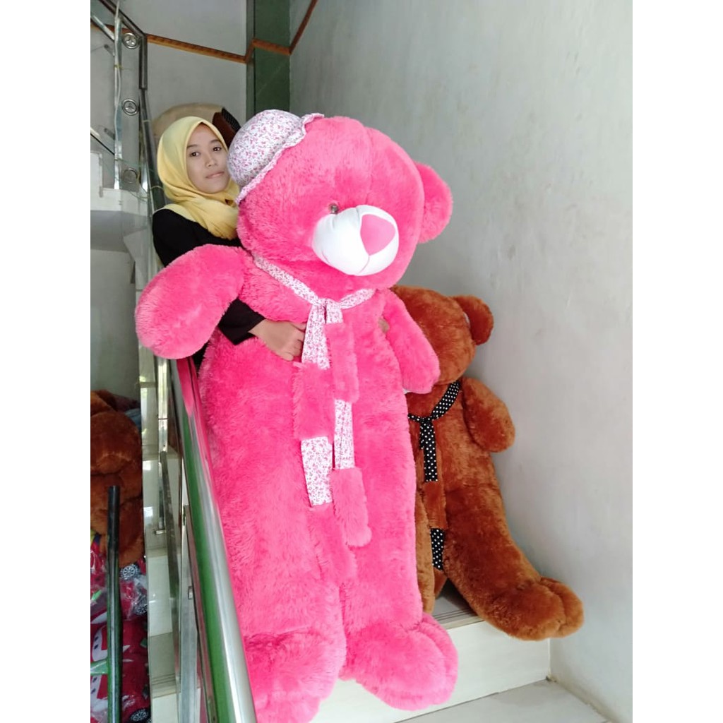 Boneka Teddy Bear super jumbo tinggi 140 cm Boneka Teddy Bear Giant