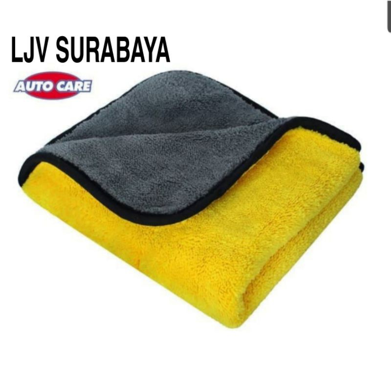 Lap Kain Detailing KUNING HITAM Microfiber 500gsm Wax Mobil Motor Halus