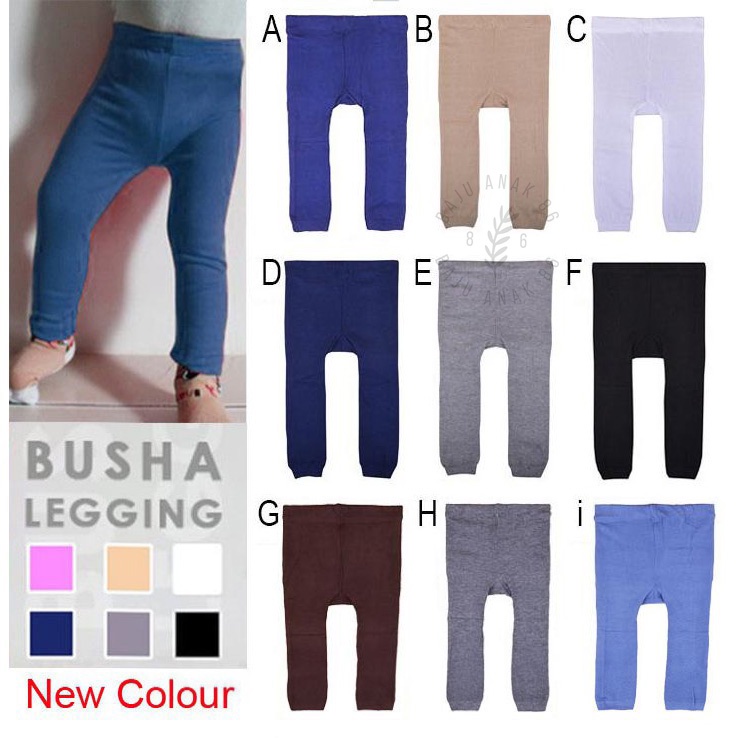 Legging Bayi Polos Busha - 018.1206