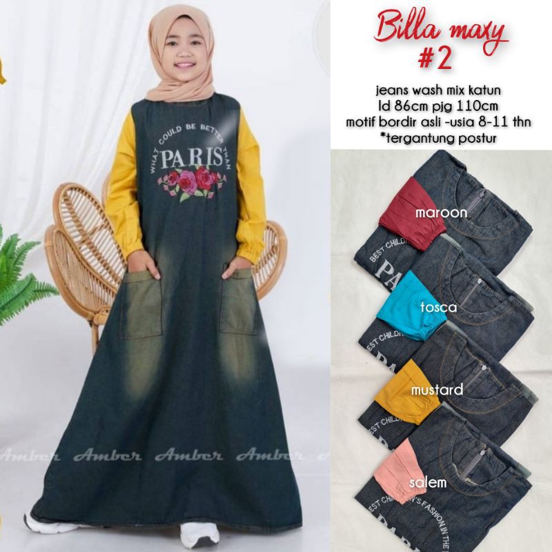 Billa maxy #2 / dress gamis anak