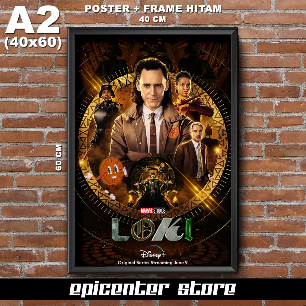 Poster Film Loki - Official 40x60 + Frame