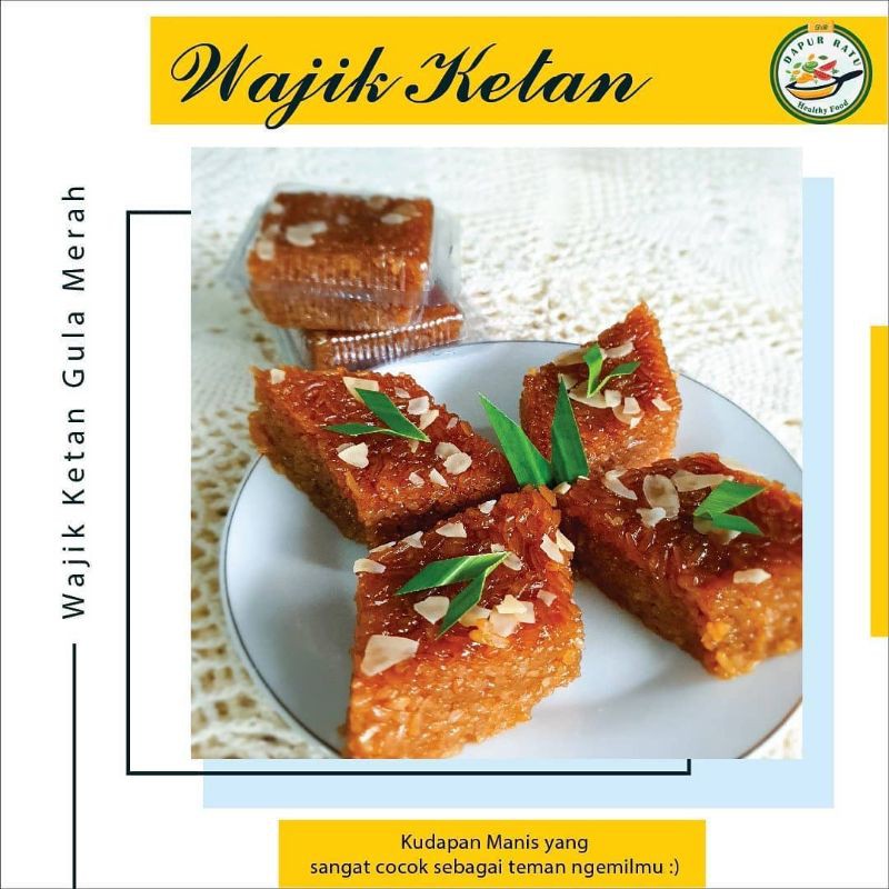 

WAJIK KETAN GULA MERAH GURIH