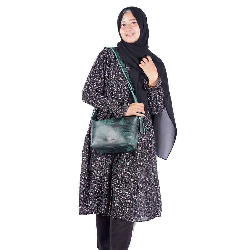 Tas Selempang Wanita Kulit Asli - Tas Kulit Jogja - HERBY MW - Kenes Leather
