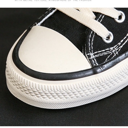 SW72 Sepatu Sneakers Kanvas Tali Wanita Import Korea
