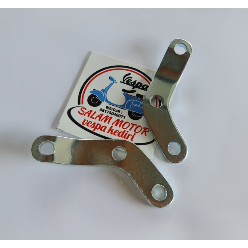 pangkon spion vespa pts 100 special 90 breket plat spion vespa klasik pts