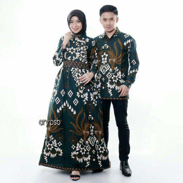 Batik couple keluarga sania ruffle ori ndoro jowi-2