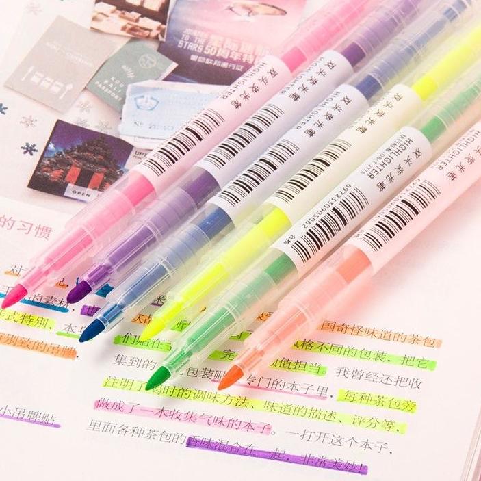 

Trending⚡ 6PCS STABILO SET WARNA DOUBLE SIDE PULPEN DUA SISI HIGHLIGHTER 6 IN 1/1 SET 6 SAMPAI 12 WARNA #alltrend