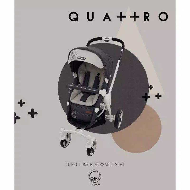 STROLLER BABYELLE 903 QUATTRO BISA DUA HADAP BISA JADI CARICOT