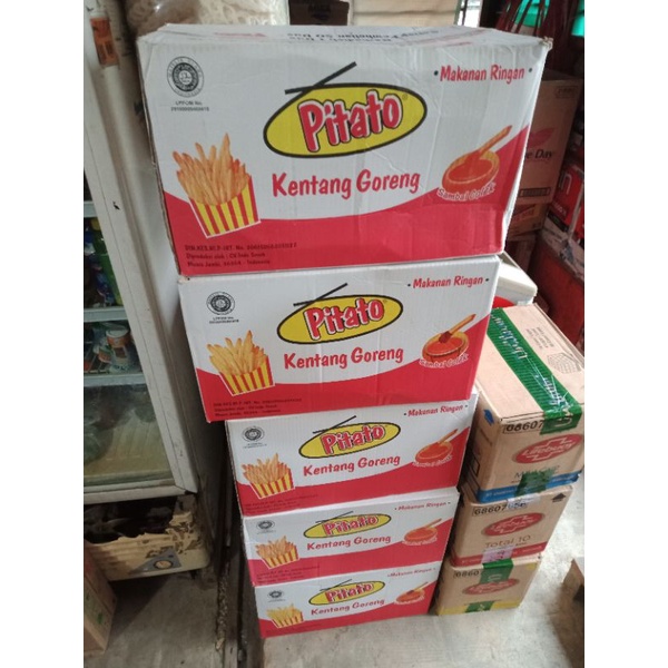 

Pitato Snack Rasa Kentang Goreng 1 Karton Isi 40 Pack