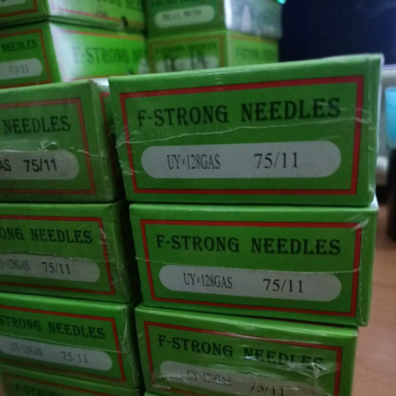 jarum kam merk F-STRONG UY x 128 nomor 11 (1 box 500 pcs